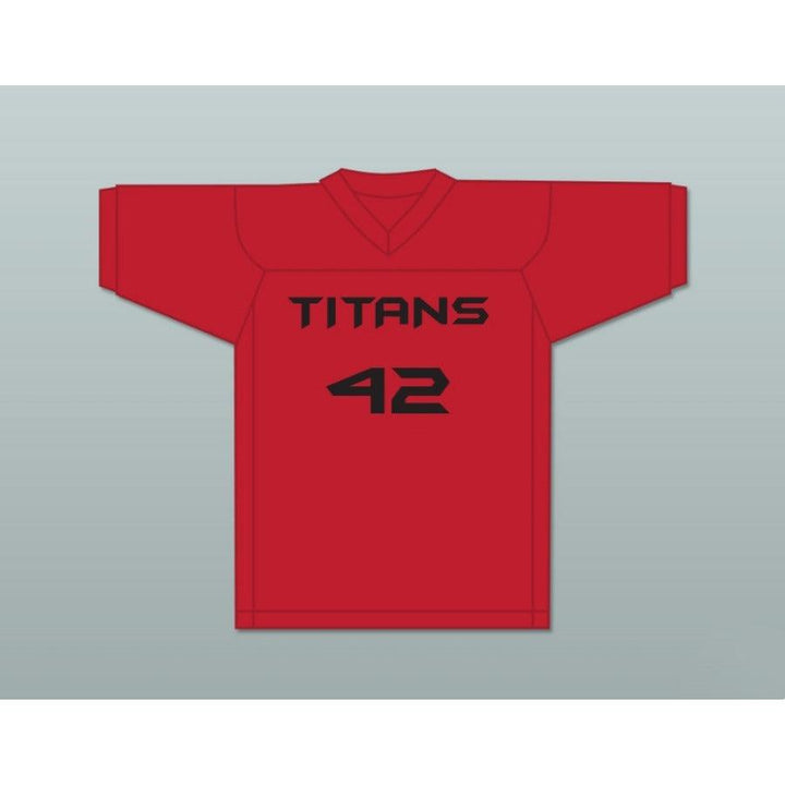 CUSTOM ANY Name Number RANDY 42 TITANS INTRAMURAL FLAG Football Jersey Top Stitched S-6XL