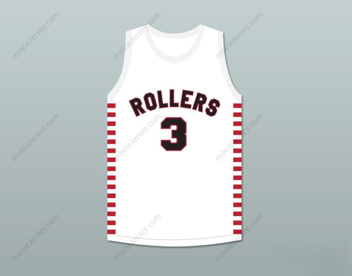CUSTOM ANY Name Number ERNIE CALVERLEY 3 PROVIDENCE STEAMROLLERS WHITE BASKETBALL JERSEY 1 Top Stitched S-6XL