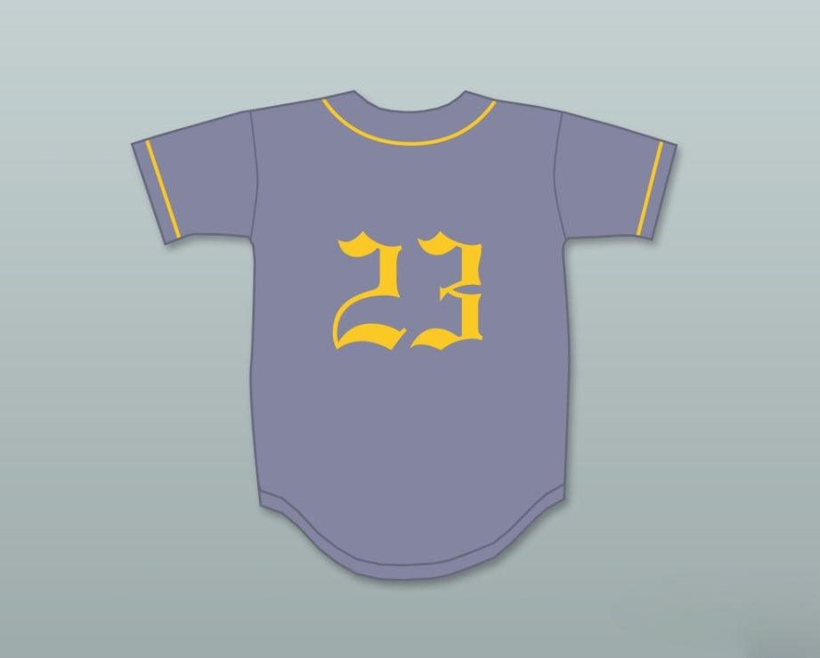 Custom Any Name Number KRIS BRYANT 23 BONANZA HIGH SCHOOL   GRAY BASEBALL JERSEY 1 Top Stitched S-6XL