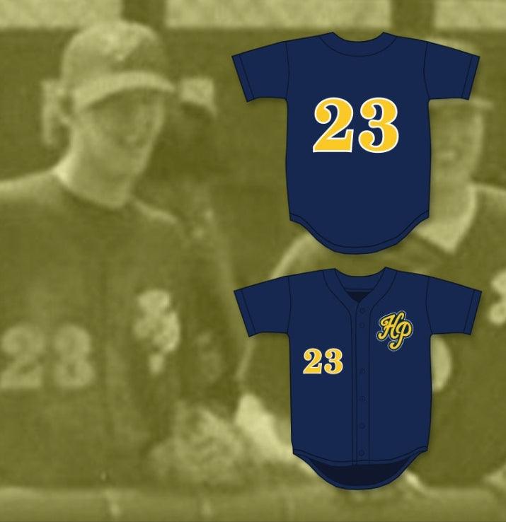 Custom Any Name Number JAMESON CLAYTON KERSHAW 23 HIGHLAND PARK HIGH SCHOOL SCOTS NAVY BLUE BASEBALL JERSEY 3 Top Stitched S-6XL