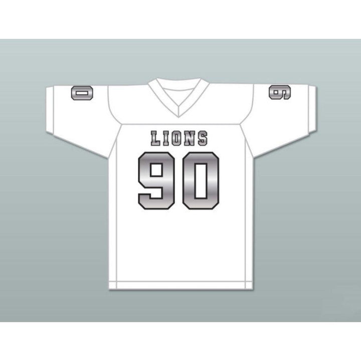 CUSTOM ANY Name Number RONALD OLLIE 90 EMCC LIONS FOOTBALL JERSEY INCLUDES PATCHES Top Stitched S-6XL