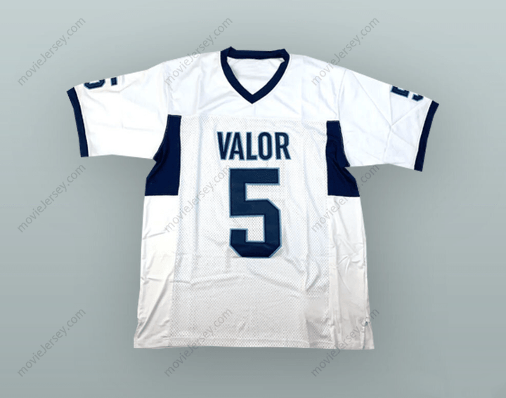 CUSTOM ANY Name Number CHRISTIAN MCCAFFREY 5 VALOR CHRISTIAN HIGH SCHOOL  WHITE FOOTBALL JERSEY Top Stitched S-6XL