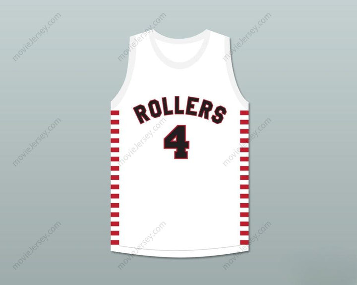 CUSTOM ANY Name Number DINO MARTIN 4 PROVIDENCE STEAMROLLERS WHITE BASKETBALL JERSEY 1 Top Stitched S-6XL
