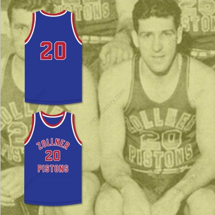 CUSTOM ANY Name Number BOBBY MCDERMOTT 20 FORT WAYNE ZOLLNER  BLUE BASKETBALL JERSEY Top Stitched S-6XL