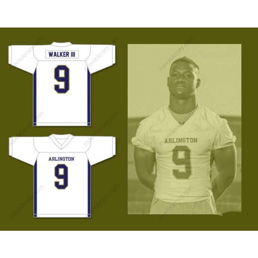 CUSTOM ANY Name Number KENNETH WALKER III 9 ARLINGTON HIGH SCHOOL Football Jersey Top Stitched S-6XL