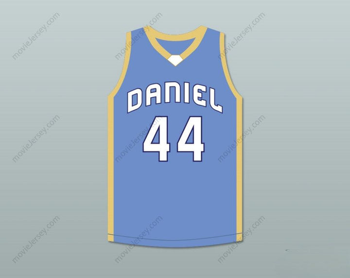 CUSTOM ANY Name Number DEANDRE HOPKINS 44 D. W. DANIEL HIGH SCHOOL LIONS LIGHT BLUE BASKETBALL JERSEY Top Stitched S-6XL