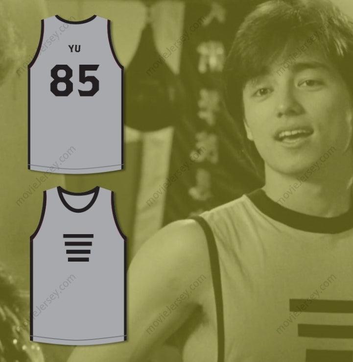 CUSTOM ANY Name Number JOHNNY YU 85 GREY JERSEY Top Stitched S-6XL