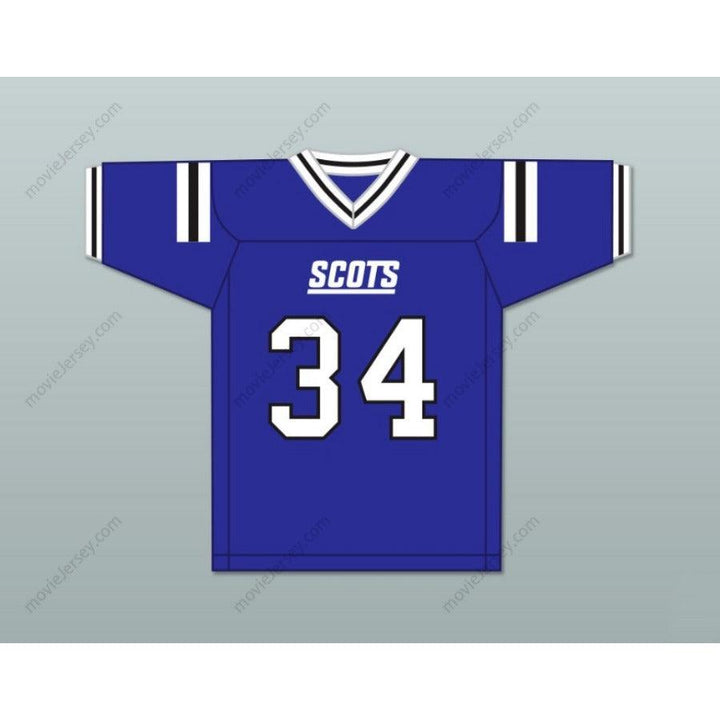 CUSTOM ANY Name Number ZAMIR WHITE 34 SCOTLAND HIGH SCHOOL FIGHTING SCOTS Football Jersey Top Stitched S-6XL