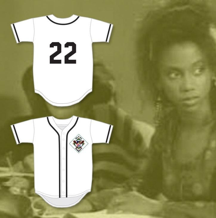 Custom Any Name Number HOLLY ROBINSON 22 SALAMANDERS BASEBALL JERSEY 1ST ANNUAL ROCK N' JOCK DIAMOND DERBY 1990 Top Stitched S-6XL