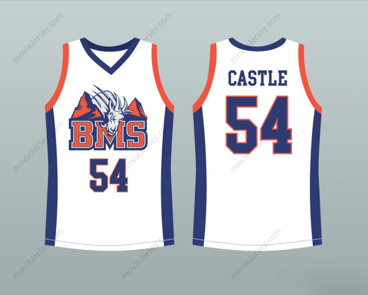 CUSTOM ANY Name Number THAD CASTLE 54 BLUE MOUNTAIN STATE GOATS BASKETBALL JERSEY STITCH SEWN Top Stitched S-6XL
