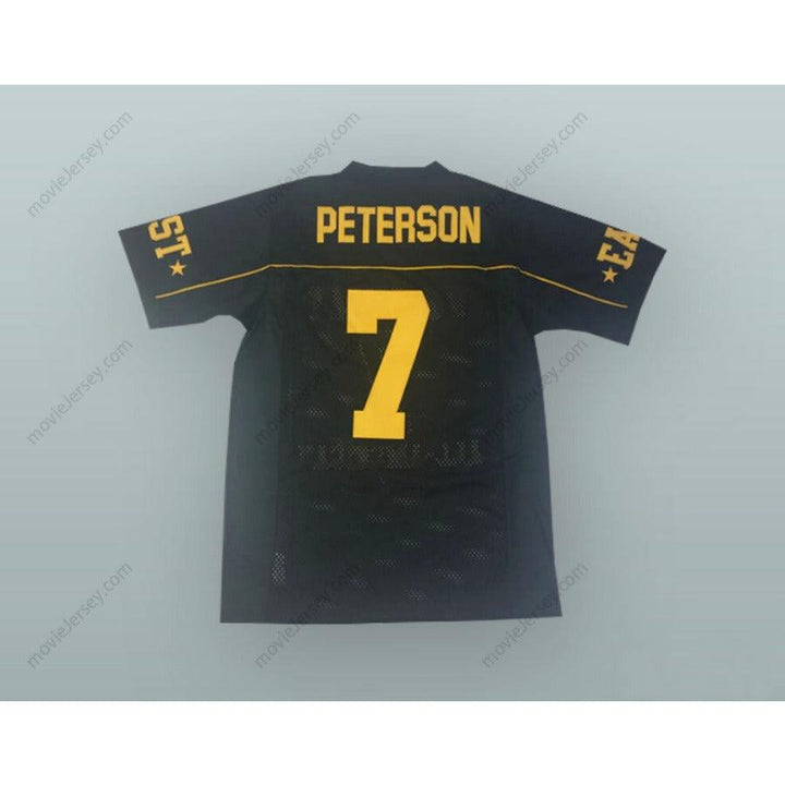 CUSTOM ANY Name Number PATRICK PETERSON 7 U.S. ARMY HIGH SCHOOL ALL-AMERICAN EAST BLACK FOOTBALL JERSEY Top Stitched S-6XL