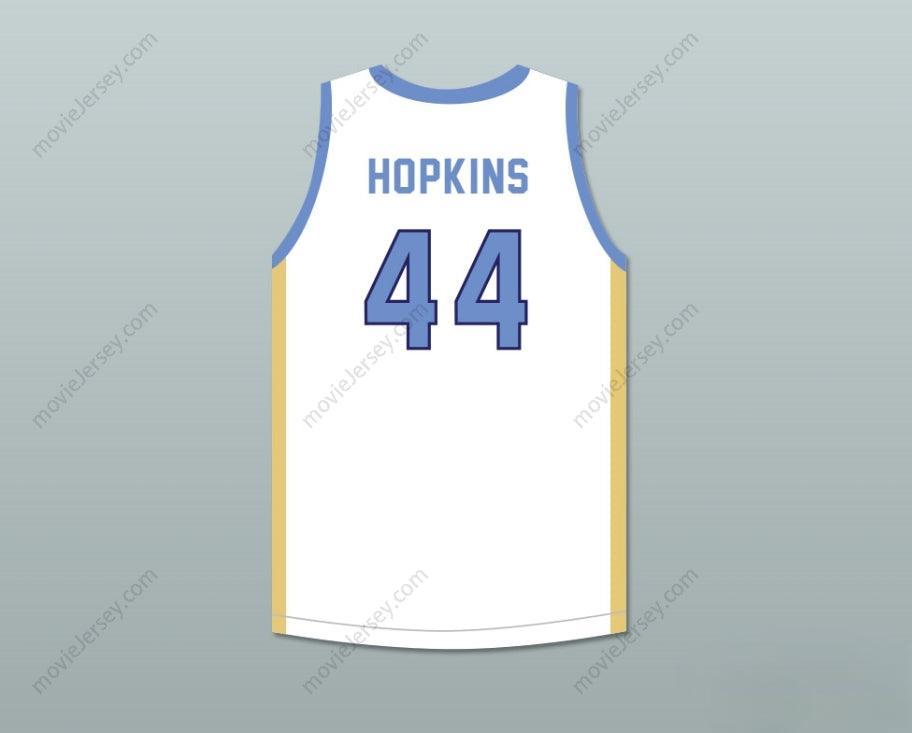 CUSTOM ANY Name Number DEANDRE HOPKINS 44 D. W. DANIEL HIGH SCHOOL LIONS WHITE BASKETBALL JERSEY Top Stitched S-6XL