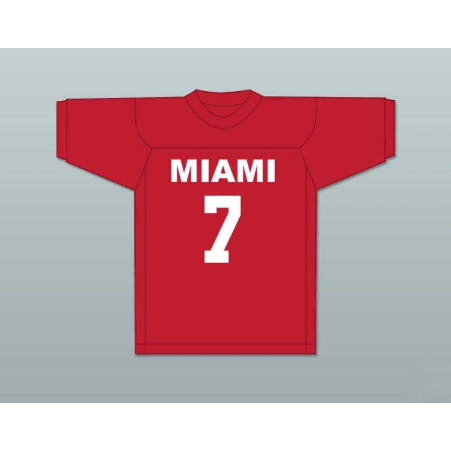 CUSTOM ANY Name Number VLADA KOSTOV 7 MIAMI Football Jersey Top Stitched S-6XL