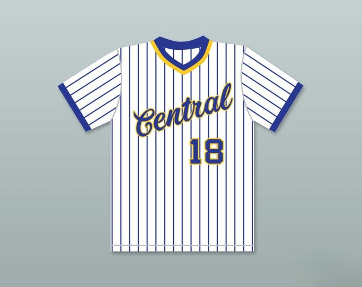 Custom Any Name Number DAN MARINO 18 CENTRAL CATHOLIC HIGH SCHOOL VIKINGS PINSTRIPED BASEBALL JERSEY Top Stitched S-6XL