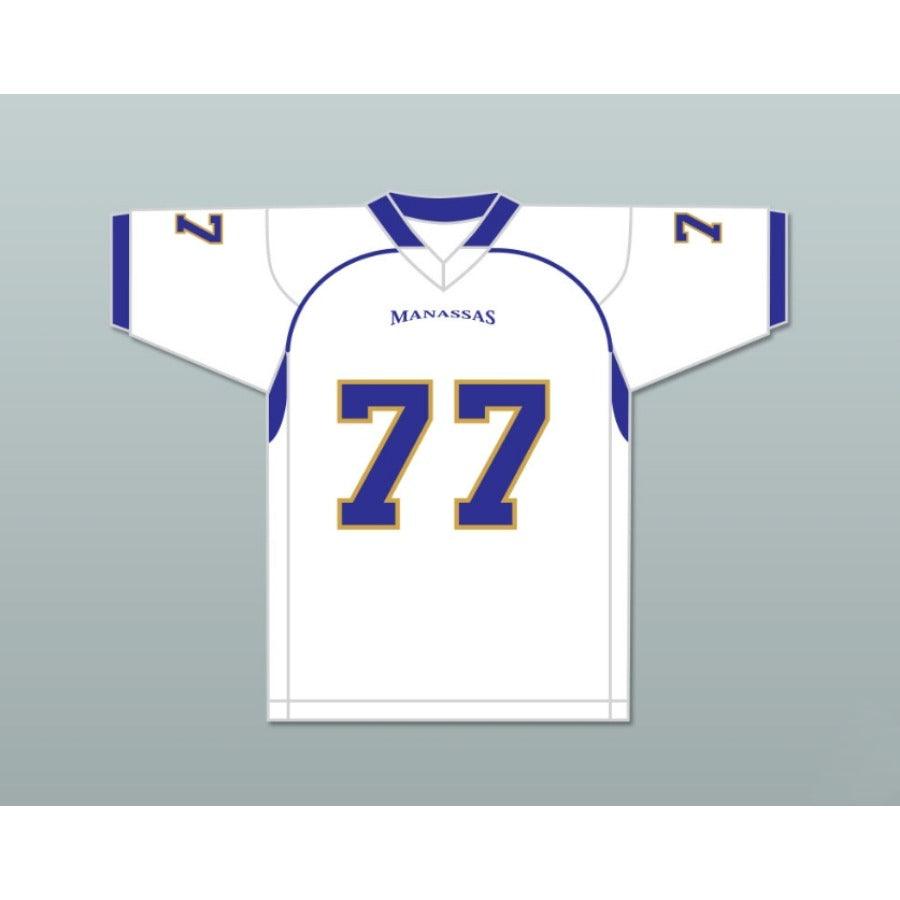 CUSTOM ANY Name Number O.C. BROWN 77 MANASSAS TIGERS HIGH SCHOOL Football Jersey Top Stitched S-6XL