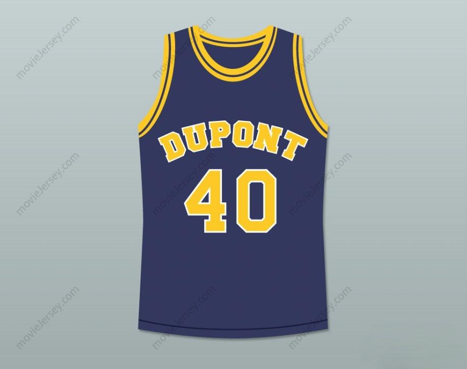 CUSTOM ANY Name Number RANDY MOSS 40 DUPONT HIGH SCHOOL PANTHERS BASKETBALL JERSEY ANY PLAYER OR NUMBER Top Stitched S-6XL