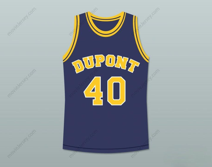 CUSTOM ANY Name Number RANDY MOSS 40 DUPONT HIGH SCHOOL PANTHERS BASKETBALL JERSEY ANY PLAYER OR NUMBER Top Stitched S-6XL