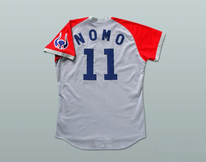Custom Any Name Number KINTETSU NOMO 11 JAPAN BASEBALL JERSEY ANY NAME OR NUMBER NEW Top Stitched S-6XL