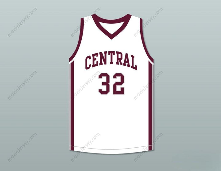 CUSTOM ANY Name Number AARON HERNANDEZ 32 BRISTOL CENTRAL RAMS WHITE BASKETBALL JERSEY KILLER INSIDE: THE MIND OF AARON HERNANDEZ Top Stitched S-6XL