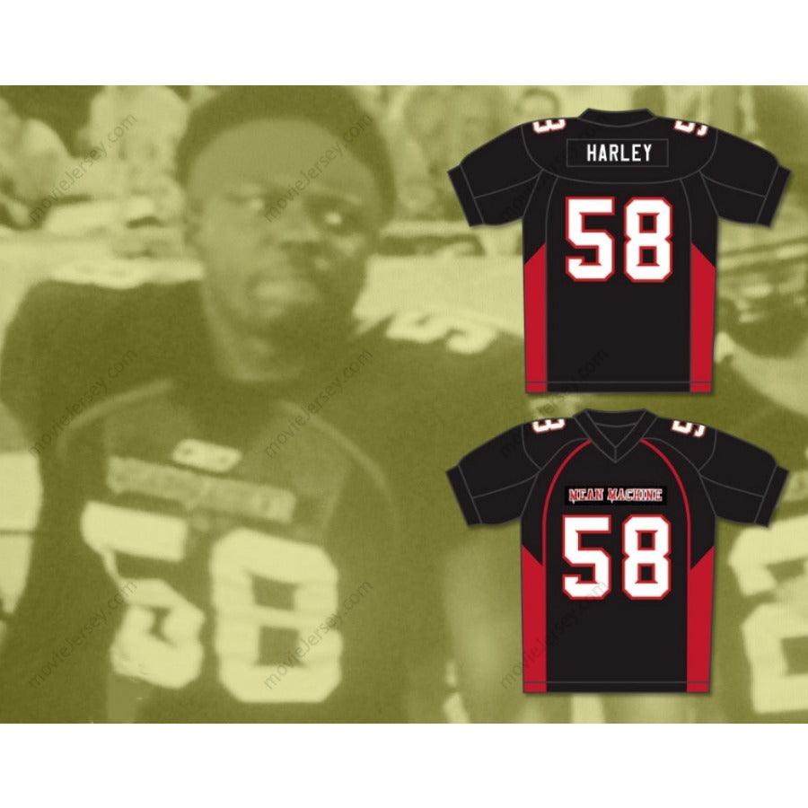 CUSTOM ANY Name Number 58 HARLEY MEAN MACHINE CONVICTS FOOTBALL JERSEY INCLUDES PATCHES Top Stitched S-6XL