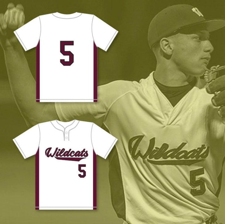 Custom Any Name Number PATRICK MAHOMES 5 WHITEHOUSE HIGH SCHOOL WILDCATS WHITE BASEBALL JERSEY 1 Top Stitched S-6XL