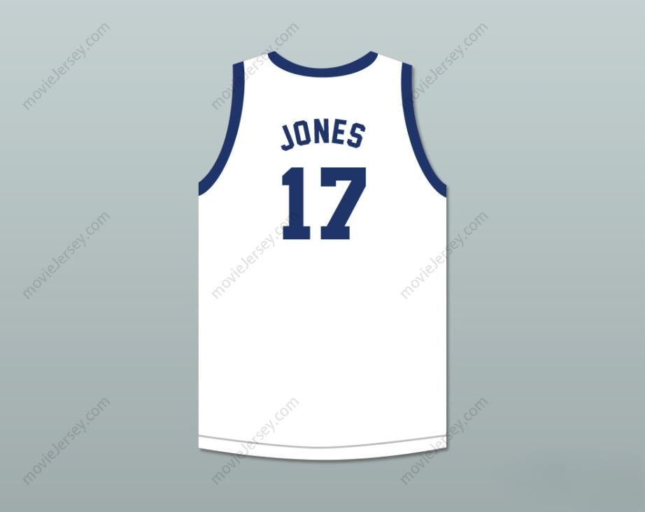CUSTOM ANY Name Number WALLACE JONES 17  OLYMPIANS RETRO WHITE BASKETBALL JERSEY Top Stitched S-6XL