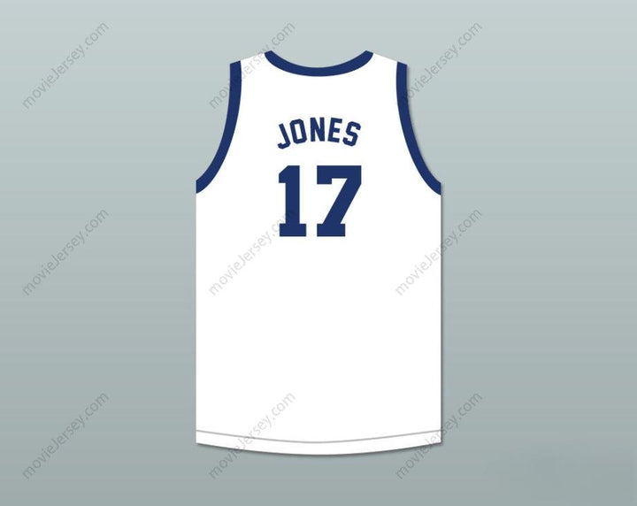 CUSTOM ANY Name Number WALLACE JONES 17  OLYMPIANS RETRO WHITE BASKETBALL JERSEY Top Stitched S-6XL