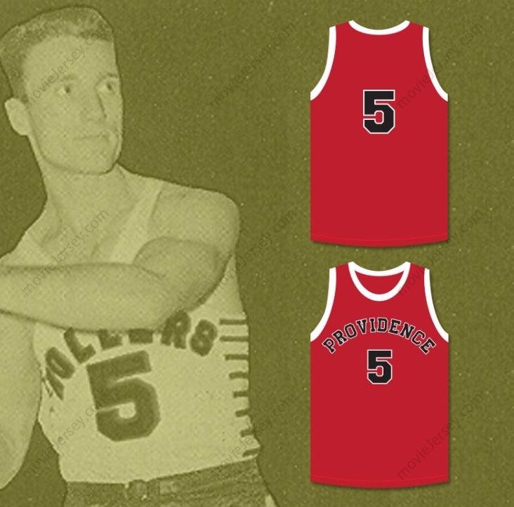 CUSTOM ANY Name Number KENNY SAILORS 5 PROVIDENCE STEAMROLLERS RED BASKETBALL JERSEY 1 Top Stitched S-6XL