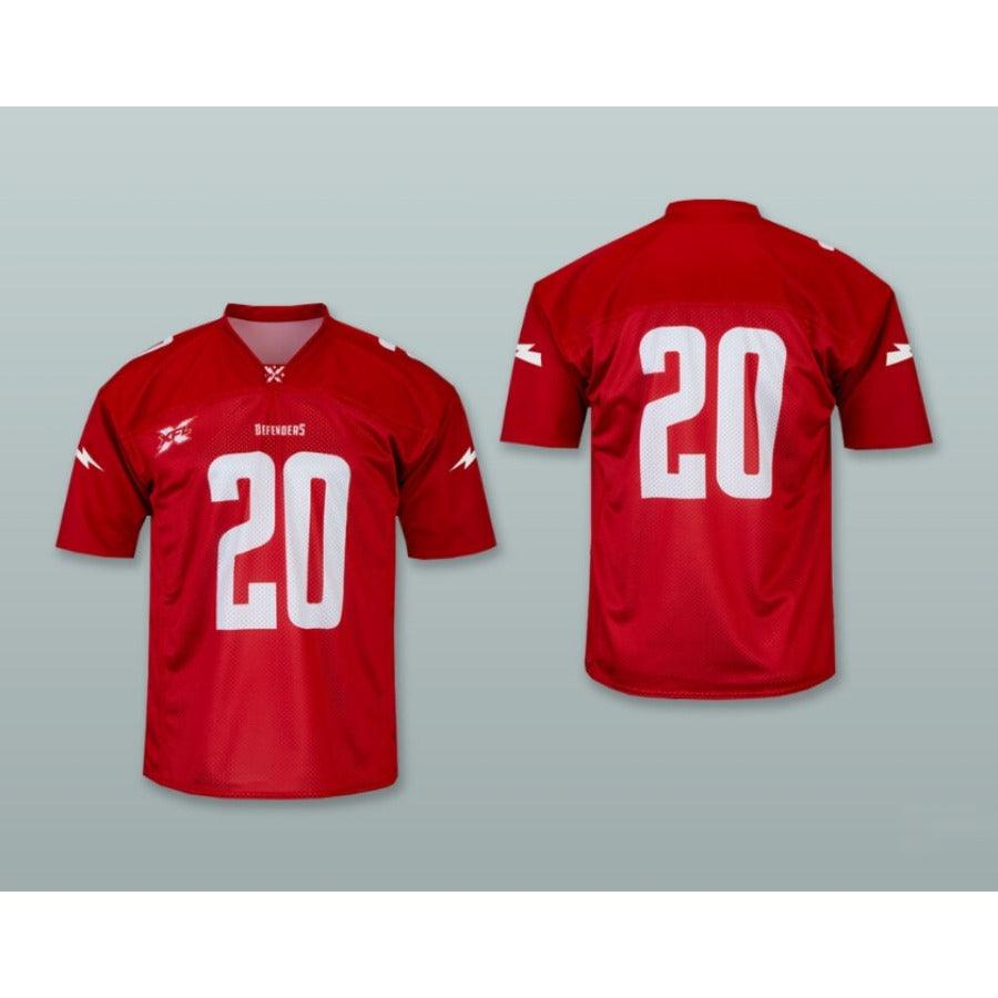 CUSTOM ANY Name Number WASHINGTON DC 20 HOME RED Football Jersey Top Stitched S-6XL