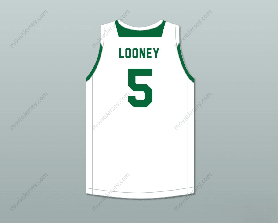 CUSTOM ANY Name Number KEVON LOONEY 5 ALEXANDER  HIGH SCHOOL WILDCATS WHITE BASKETBALL JERSEY 4 Top Stitched S-6XL