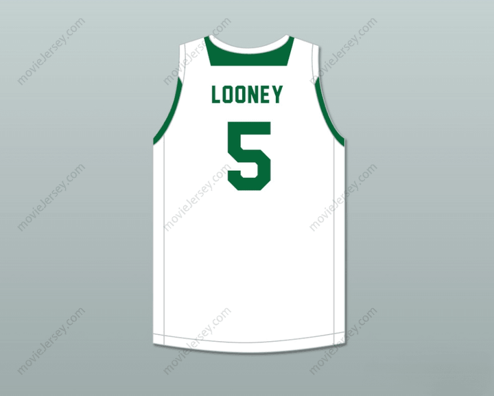 CUSTOM ANY Name Number KEVON LOONEY 5 ALEXANDER  HIGH SCHOOL WILDCATS WHITE BASKETBALL JERSEY 4 Top Stitched S-6XL