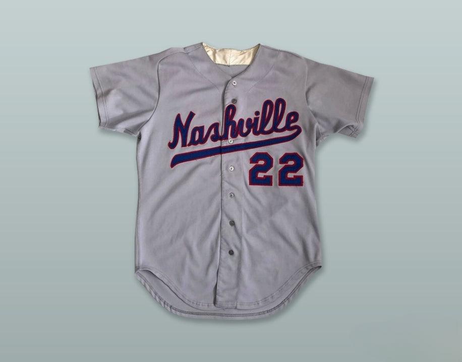 Custom Any Name Number  SOUNDS 22 GRAY BASEBALL JERSEY Top Stitched S-6XL