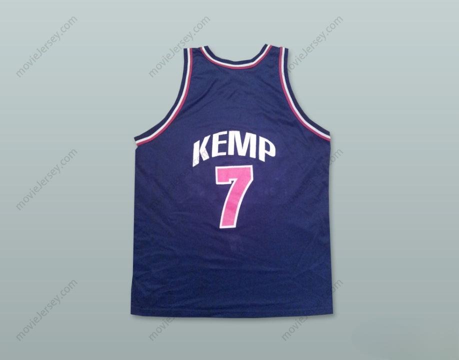 CUSTOM ANY Name Number 1994 SHAWN KEMP 7 USA AWAY BASKETBALL JERSEY Top Stitched S-6XL