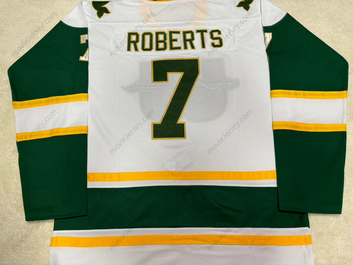 Custom Any Name Number 1978 WHA GORDIE ROBERTS 7 NEW ENGLAND WHALERS WHITE HOCKEY JERSEY Top Stitched S-6XL