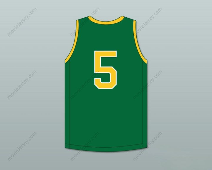 CUSTOM ANY Name Number KEVON LOONEY 5 ALEXANDER  HIGH SCHOOL WILDCATS GREEN BASKETBALL JERSEY 1 Top Stitched S-6XL