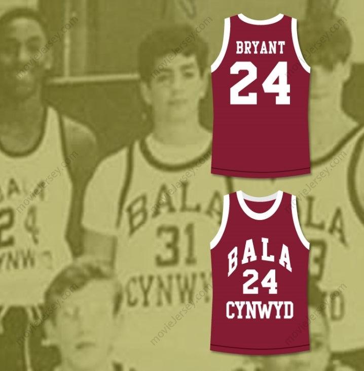 CUSTOM ANY Name Number  BRYANT 24 BALA CYNWYD MIDDLE SCHOOL BASKETBALL JERSEY STITCH SEWN Top Stitched S-6XL