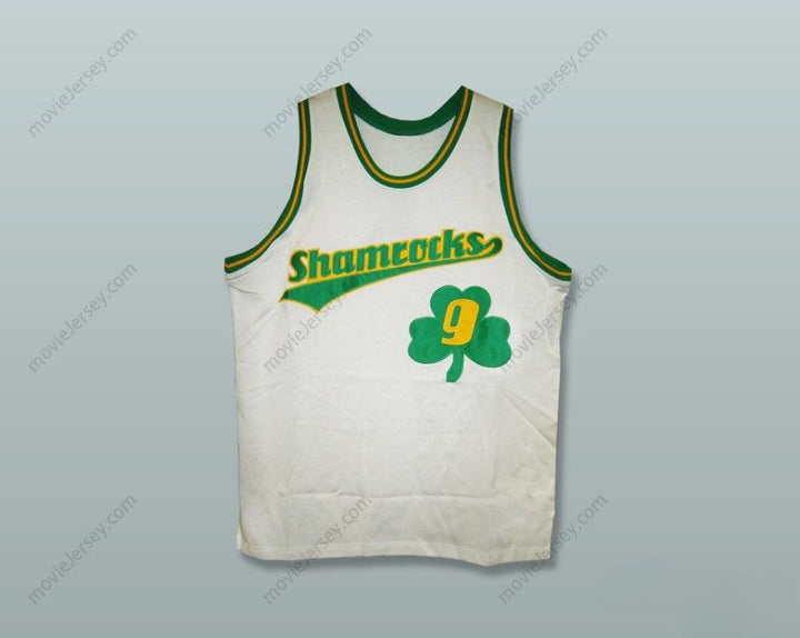 CUSTOM ANY Name Number 1972 RUCKER PARK SHAMROCKS 9 WHITE BASKETBALL JERSEY Top Stitched S-6XL