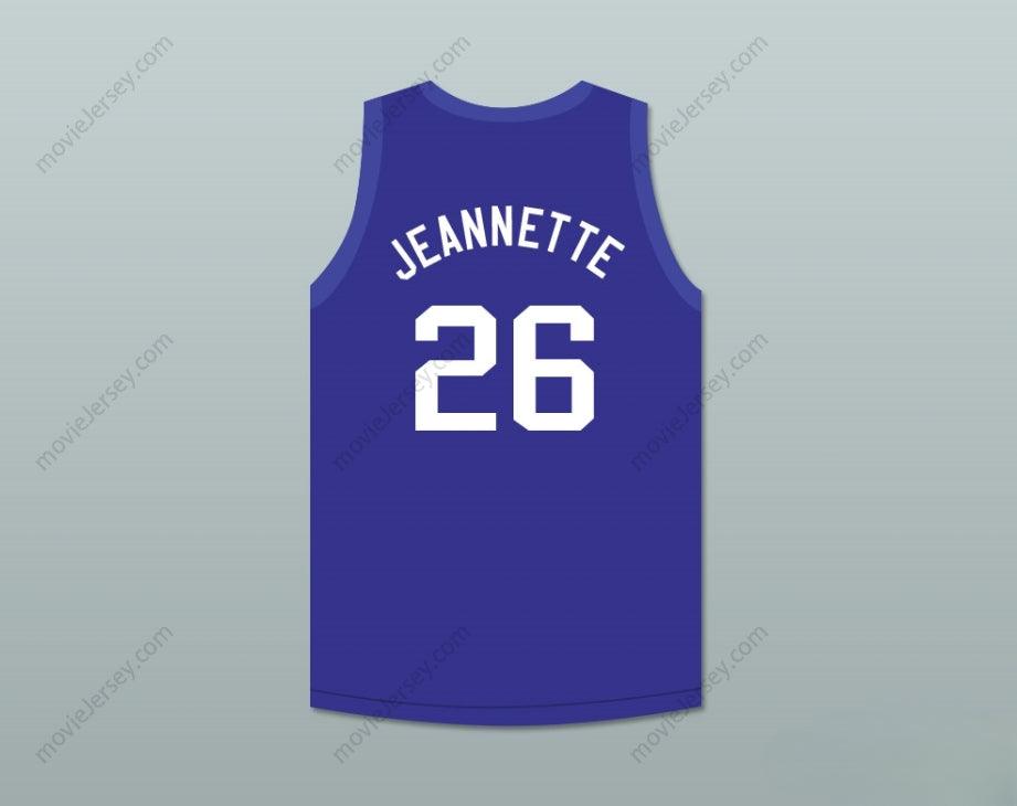 CUSTOM ANY Name Number BUDDY JEANNETTE 26  BULLETS BASKETBALL JERSEY Top Stitched S-6XL