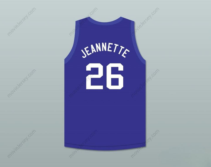 CUSTOM ANY Name Number BUDDY JEANNETTE 26  BULLETS BASKETBALL JERSEY Top Stitched S-6XL