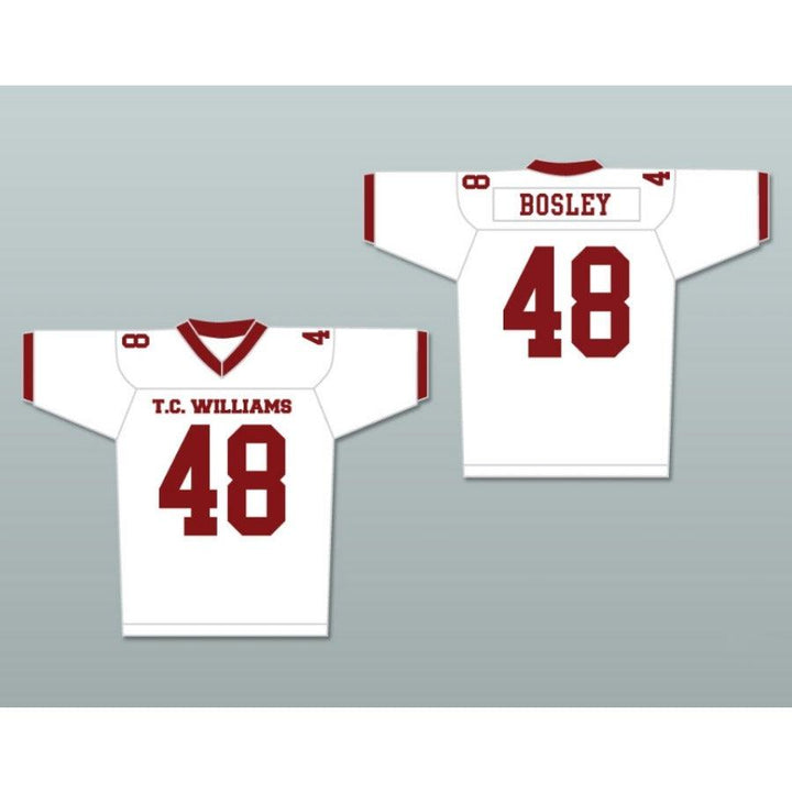 CUSTOM ANY Name Number ALAN BOSLEY 48 T. C. WILLIAMS HIGH SCHOOL TITANS FOOTBALL JERSEY RYAN GOSLING Top Stitched S-6XL