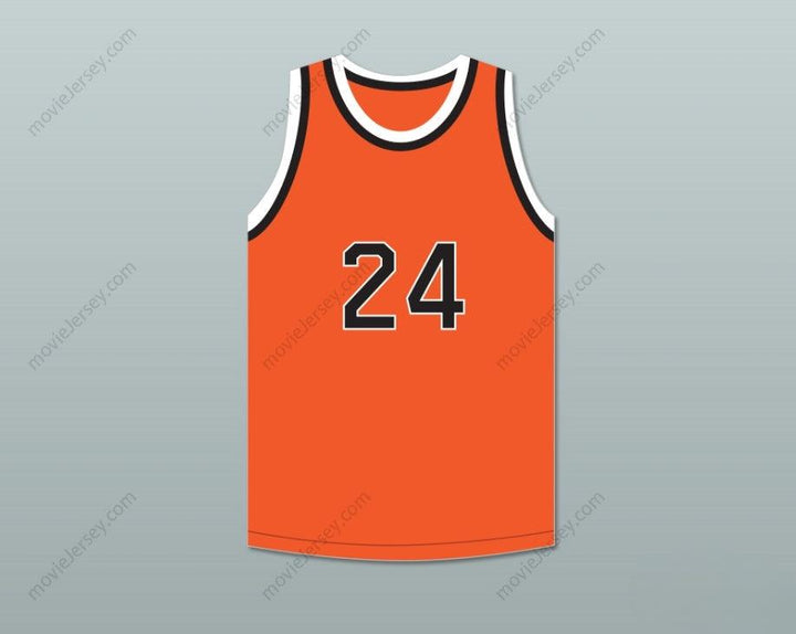 CUSTOM ANY Name Number JOE NAMATH 24 BEAVER FALLS HIGH SCHOOL TIGERS ORANGE BASKETBALL JERSEY 1 Top Stitched S-6XL