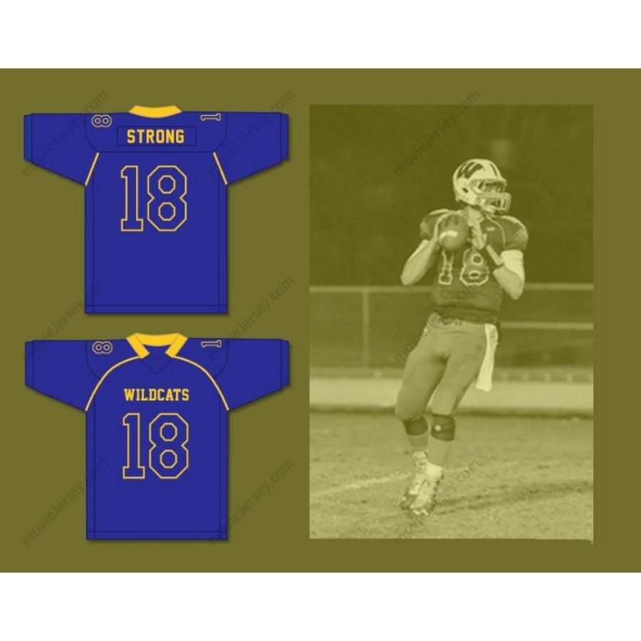 CUSTOM ANY Name Number CARSON STRONG 18 WILL C. WOOD HIGH SCHOOL WILDCATS Football Jersey Top Stitched S-6XL