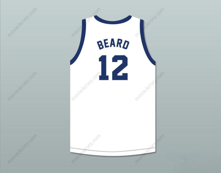 CUSTOM ANY Name Number RALPH BEARD 12  OLYMPIANS RETRO WHITE BASKETBALL JERSEY Top Stitched S-6XL