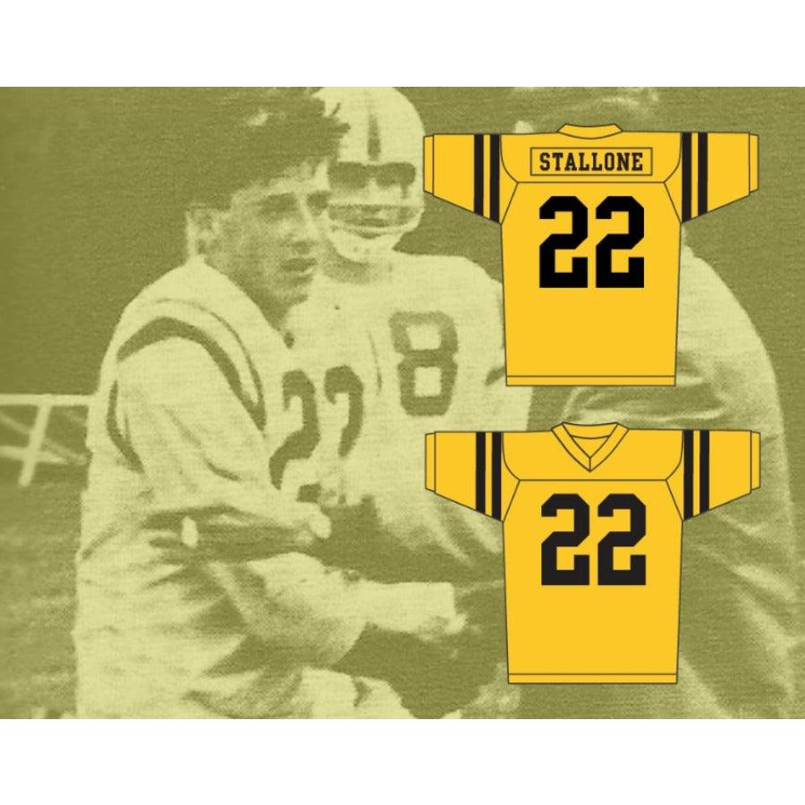 CUSTOM ANY Name Number SYLVESTER STALLONE 22 LINCOLN HIGH SCHOOL Jersey Top Stitched S-6XL