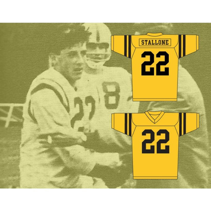 CUSTOM ANY Name Number SYLVESTER STALLONE 22 LINCOLN HIGH SCHOOL Jersey Top Stitched S-6XL