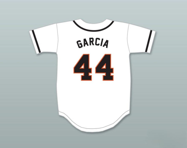 Custom Any Name Number GARCIA 44 RHINOS WHITE BASEBALL JERSEY KEY & PEELE SLAP ASS Top Stitched S-6XL