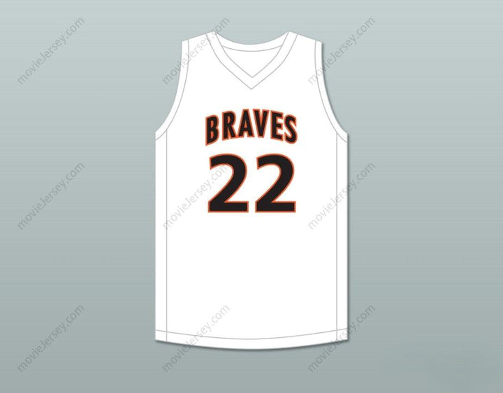 CUSTOM ANY Name Number OTTO PORTER JR. 22 SCOTT COUNTY CENTRAL HIGH SCHOOL BRAVES WHITE BASKETBALL JERSEY 2 Top Stitched S-6XL
