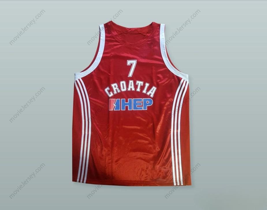CUSTOM ANY Name Number BOJAN BOGDANOVIC 7 CROATIA BASKETBALL JERSEY Top Stitched S-6XL