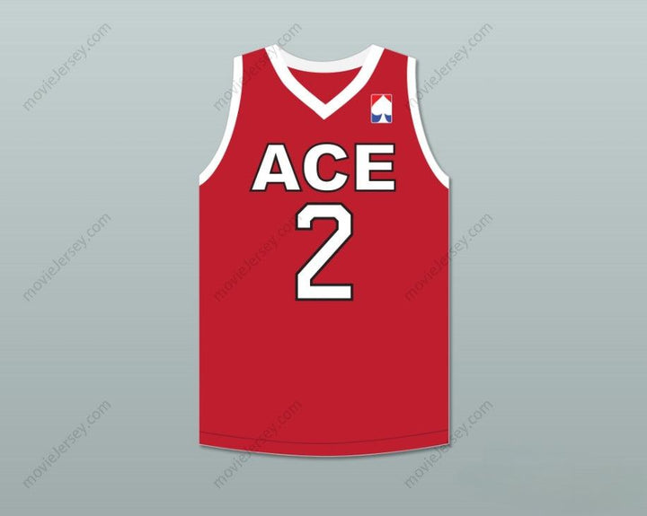 CUSTOM ANY Name Number JAKE PAUL 2 ACE FAMILY CHARITY RED BASKETBALL JERSEY Top Stitched S-6XL