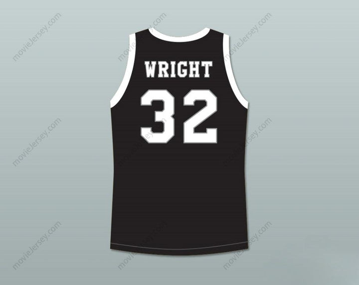 CUSTOM ANY Name Number MONICA WRIGHT 32 CRENSHAW HIGH SCHOOL BLACK BASKETBALL JERSEY LOVE AND BASKETBALL Top Stitched S-6XL